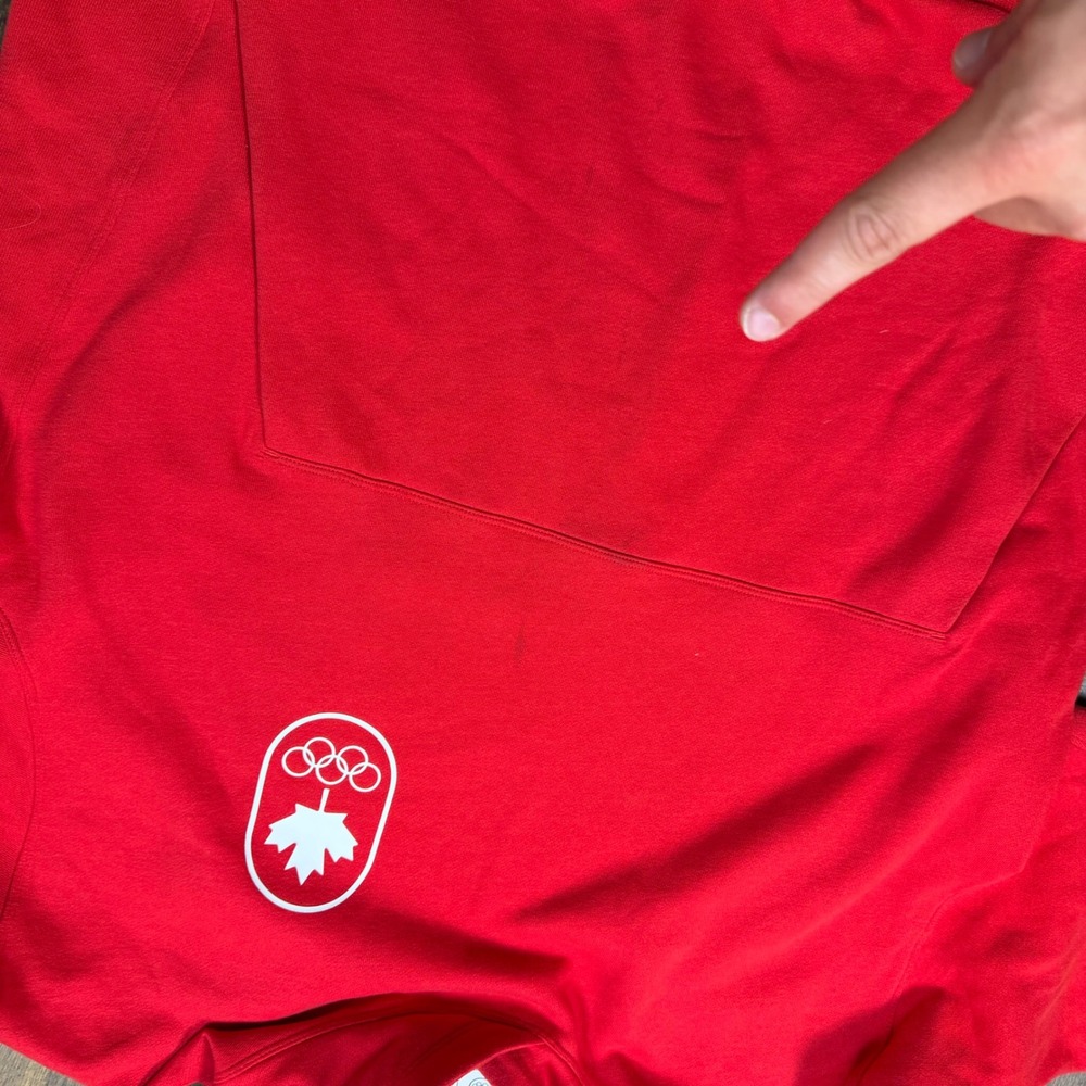 Lululemon Team Canada 2026 Olympics Promo Steady State Hoodie Men's XL Red - Picture 6 of 13